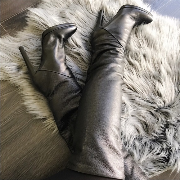 Sold GIUSEPPE ZANOTTI 🌹 OTK LEATHER BOOTS SZ 38 - Picture 3 of 8